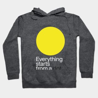 Everything starts by a dot. (Kandinsky) Hoodie